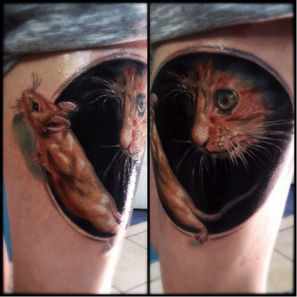 Înțeles tattoo (tattoo) cat