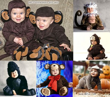 100 Ötletek Kids New majom jelmez (fotó)