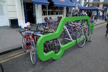 10 Самих незвичайних парковок для тих, хто вважає за краще поїздки на велосипеді