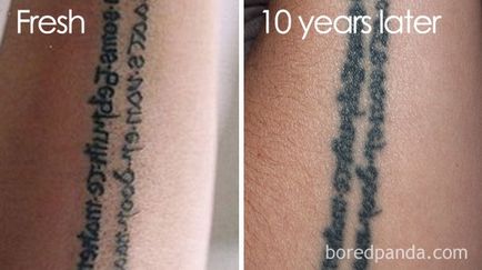 25 Imagini care arată cum se schimbă tatuajul în timp, umkra