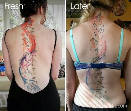 25 Imagini care arată cum se schimbă tatuajul în timp, umkra