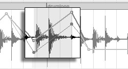 Ableton trage automat și editează automatizarea