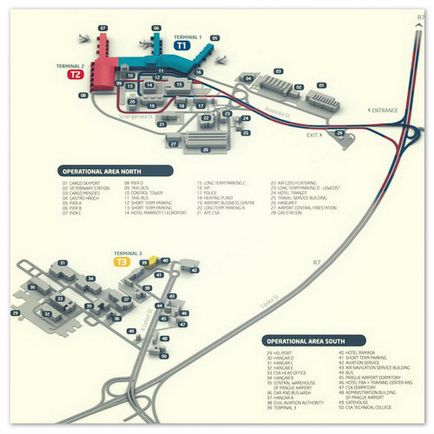 Aeroportul Ruzyne din Praga cum ajungem în centrul orașului, tabloul de bord online, magazinele duty free în România