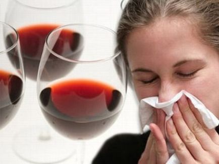 Alergie la simptome de alergie la vin pe roșu
