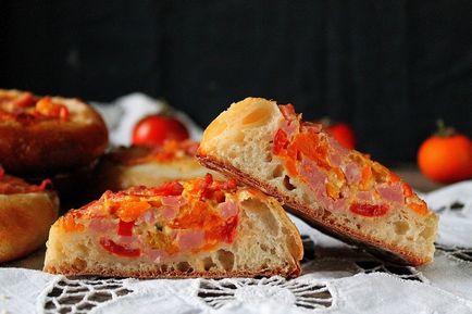 A-la-lubrifiant mini-pizza rețetă pas cu pas cu fotografii