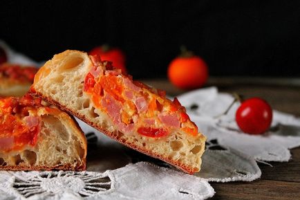 A-la-lubrifiant mini-pizza rețetă pas cu pas cu fotografii