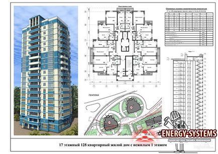 Proiect de arhitectura al unui bloc de apartamente