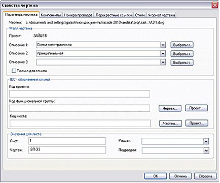 Autocad electrical - шаблони креслень