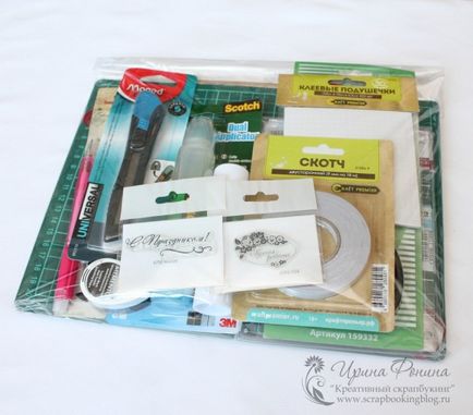 Un set de instrumente de bază pentru scrapbooking - scrapbooking creativ