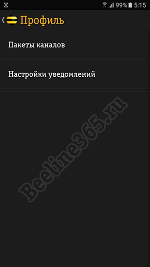 Білайн тв для мобільного телефону і планшета, як підключити і відключити