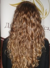 Біозавивка волосся в москві за низькими цінами - середні волосся, великі локони