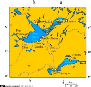 Голям Slave Lake, география
