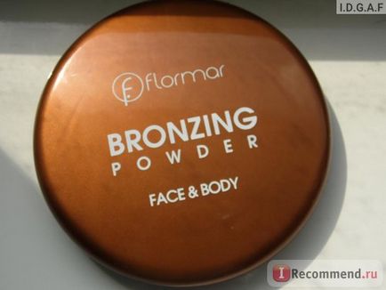 Бронзірующая пудра flormar bronzing powder - «так я в захваті! (Дуже багато фото) », відгуки