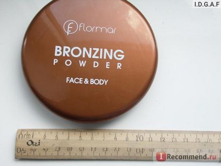 Бронзірующая пудра flormar bronzing powder - «так я в захваті! (Дуже багато фото) », відгуки