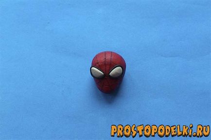 Spiderman din plasticină, doar meșteșuguri