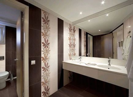 Hogyan díszítik a falakat a fürdőszobában - az árnyalatok és sajátosságok