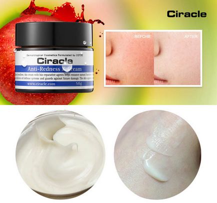 Ciracle anti-redness k cream - крем з вітаміном k для шкіри з почервонінням, куперозом, розацеа -