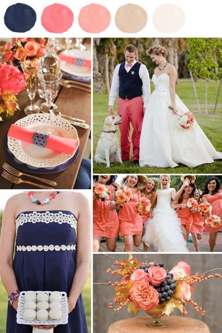 Culori pentru nunta de nunta albastru inchis, nunta frumoasa, nunta originala, neobisnuita, eleganta