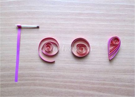 Flori în tehnica de quilling pentru începători