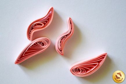 Comandă de flori quilling master clasa cu mâinile proprii cu fotografie