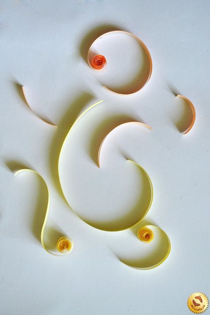 Comandă de flori quilling master clasa cu mâinile proprii cu fotografie