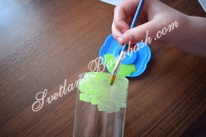 Díszíteni üveg váza gyerekekkel, Svetlana Barabash blog