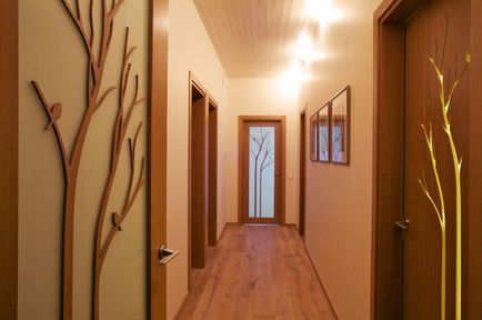 Proiectarea unui coridor lung îngust în apartament