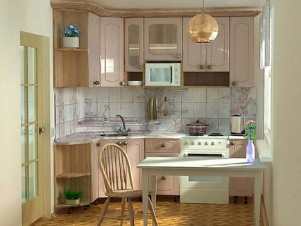 Designul unei bucătării mici (42 de fotografii), în interiorul unei încăperi de dimensiuni mici cu propriile mâini,