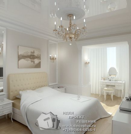 Designul unui dormitor în stil clasic, idei moderne pentru designul interior al apartamentelor, foto 2017, birou