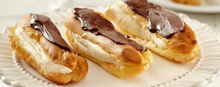 Homemade eclairs cu lapte condensat