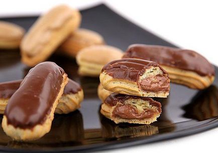 Homemade eclairs cu lapte condensat