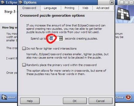 Eclipsecrossword creând crosswords - nit pentru tine