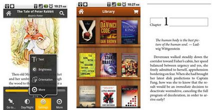 E-cititori o revizuire comparativă a cititorilor pentru Android