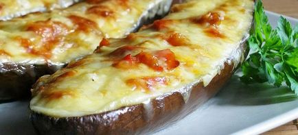 Vinete umplute - rețete în cuptor cu brânză, legume, usturoi și nuci