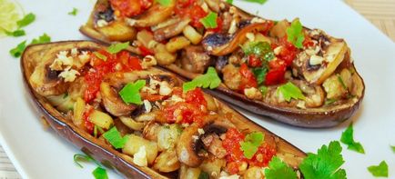 Фаршировані баклажани - рецепти в духовці з сиром, овочами, часником і горіхами