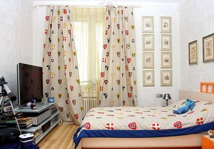 Фото ідеї вибору штори в кімнату підлітка - хлопчика чи дівчинки