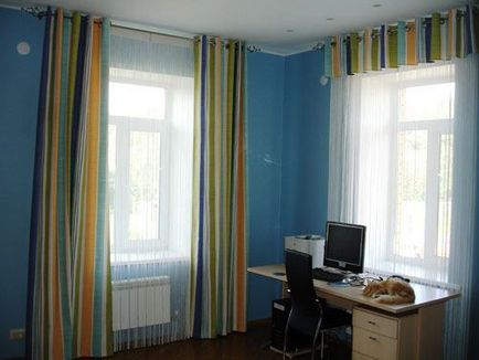 Фото ідеї вибору штори в кімнату підлітка - хлопчика чи дівчинки