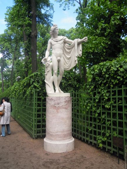 Photoshoot în grădina de vară din Sankt Petersburg