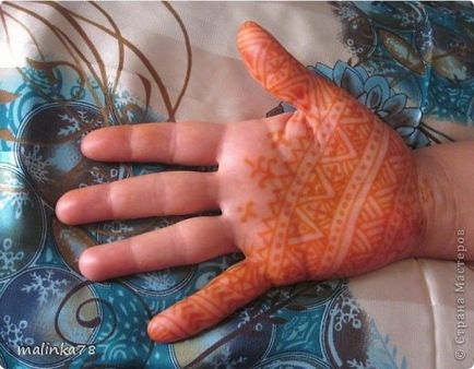 Modele geometrice în mendi - un mic secret, cum se dizolvă henna, țara maeștrilor