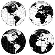 Globe Corel grafikai munkadarab terhelés 820 klip művészet (oldal 1)