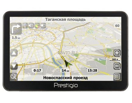 GPS Prestigio - modell, tesztek, felmérések, vélemények, videók, fórum, Ravid