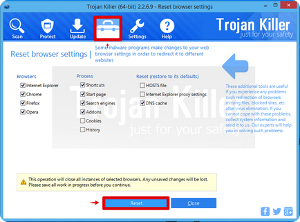 How to block foxtab search in browser