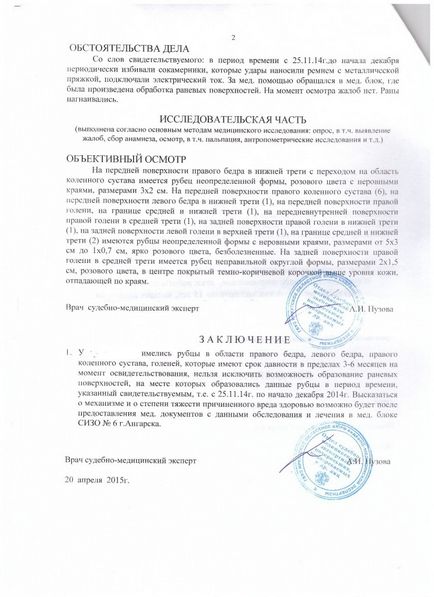 Sizo ideală pentru torturi ska, consiliu al apărătorilor drepturilor omului din regiunea Irkutsk
