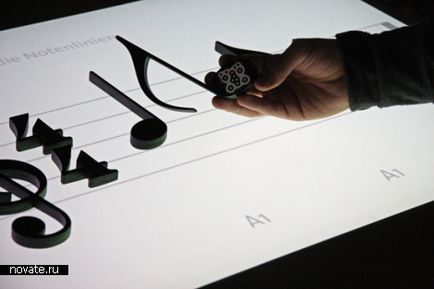 Інтерактивний стіл для вивчення нотної грамоти noteput