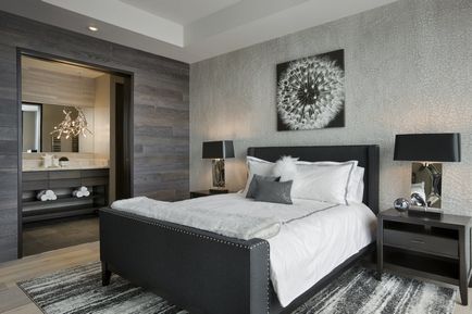 Interiorul dormitorului într-un stil modern, designul unei camere mici și mari în apartament
