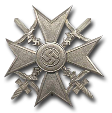 Crucea spaniolă este simbolul premiului celui de-al Treilea Reich