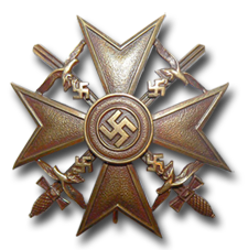Crucea spaniolă este simbolul premiului celui de-al Treilea Reich