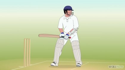 Cum să bată o bâtă într-un cricket