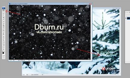 Cum se adaugă zăpada pe o fotografie în Photoshop - rețeaua fotografică