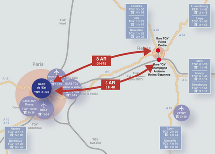 Cum ajungeți cu trenul la programul de tren Reims din Reims, bilete